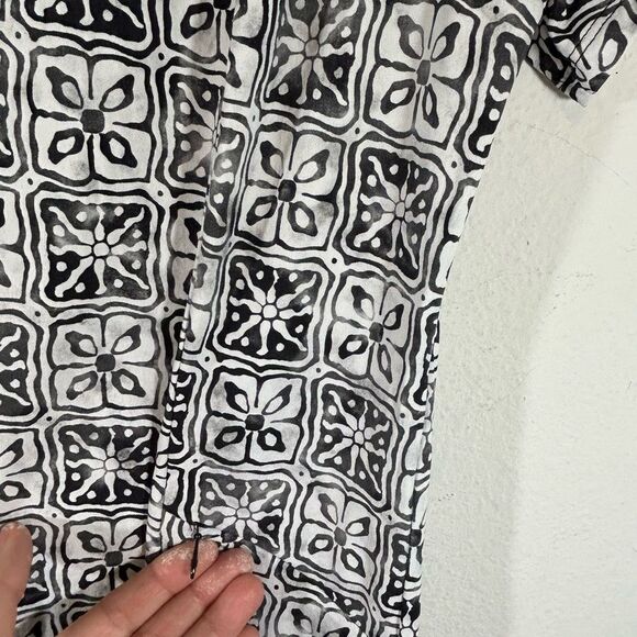 IBKUL LADIES polo shirt DRESS MEDIUM BLACK WHITE TENNIS GOLF UPF QUICK DRY - Picture 5 of 12